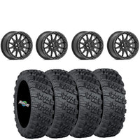 Valor Offroad V09 BRUSHED CHARCOAL beadlock on ITP Versa Cross