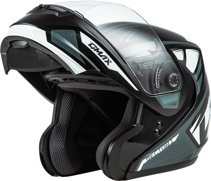 Md 04 Sector Helmet Black/Silver Xs