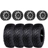 Valor Offroad V09 SATIN BLACK beadlock on ITP Intersect