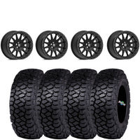 Valor Offroad V09 SATIN BLACK beadlock on ITP Intersect