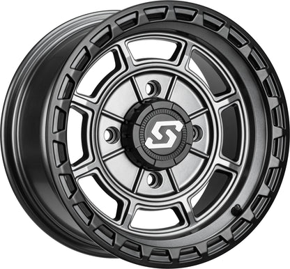 Rift Wheel 14x7 4/156 5+2 (+10mm) Carbon Grey