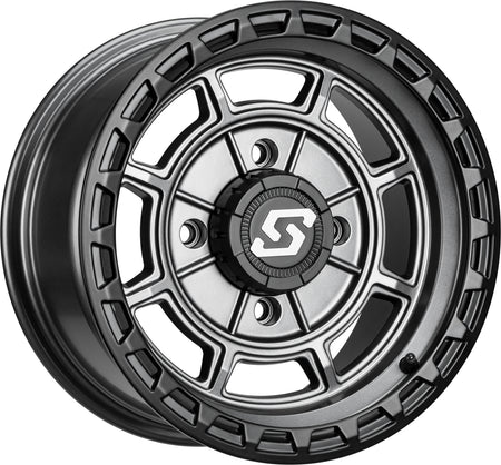 Rift Wheel 14x7 4/156 5+2 (+10mm) Carbon Grey