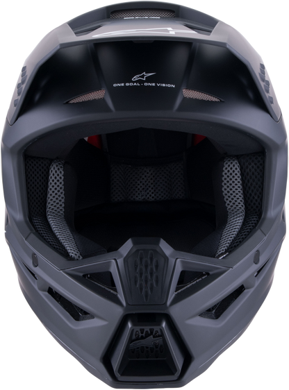 Sm3 Solid Helmet Black Matt Lg