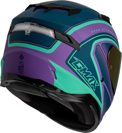 Ff 98 Aftershock Helmet Matte Purple/Blue Xl