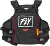 Pullover Flotation Vest Black/White/Red Sm
