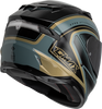 Ff 98 Aftershock Helmet Grey/Metallic Gold 3x