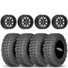 Valor V07 Beadlock 15x7 Satin Black 5+2 4/137 on Gladiator X Comp 10 Ply 32x10-15