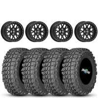 Valor V07 Beadlock 15x7 Satin Black 5+2 4/137 on Gladiator X Comp 10 Ply 32x10-15