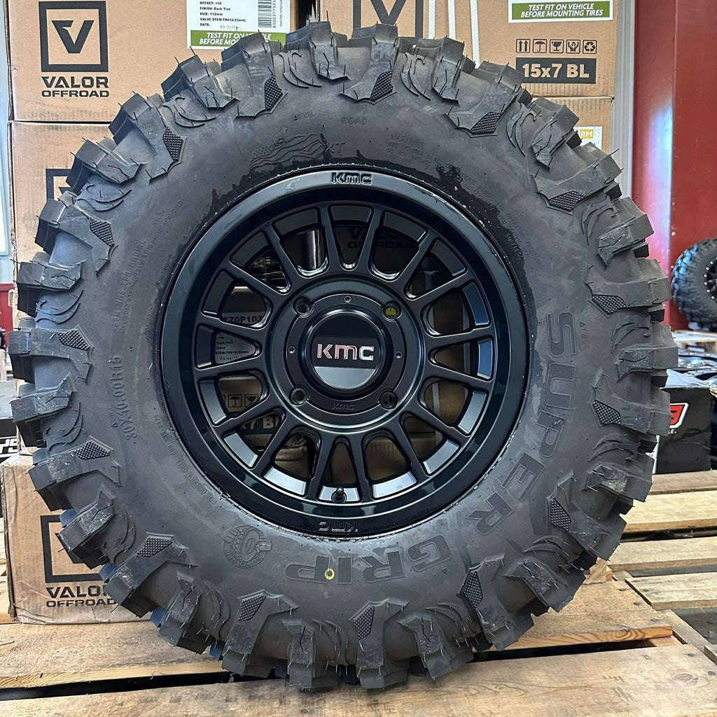 KMC IMPACT UTV 15x7 10mm SuperGrip XT kit