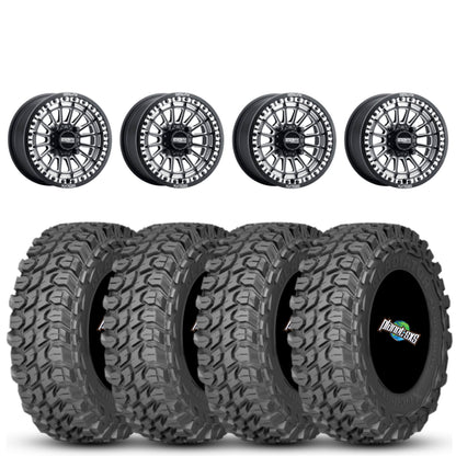 METAL FX DELTA BEADLOCK BLACK/CONTRAST CUT ON GLADIATOR XCOMP ATR