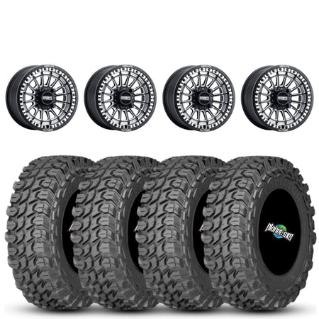 METAL FX DELTA BEADLOCK BLACK/CONTRAST CUT ON GLADIATOR XCOMP ATR