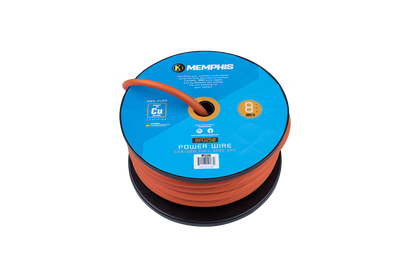 Memphis Audio | 8 Gauge Orange Wire 250 Ft. Spool