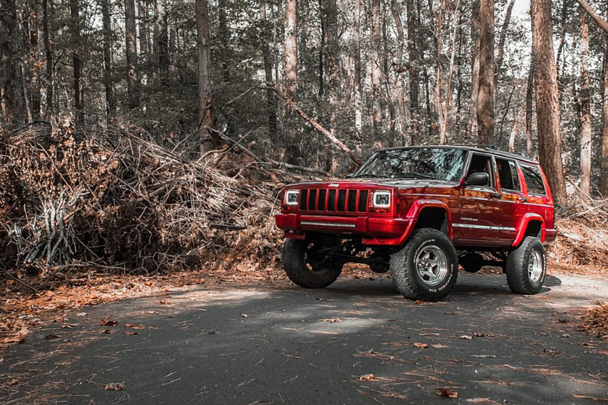 4.5 Inch Lift Kit | RR springs | Jeep Cherokee XJ 2WD/4WD (1984-2001) | 633N2