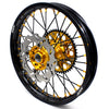 KKE 21 & 19 MX Wheels Rims for SUZUKI RMZ250 2007-2025 RMZ450 2005-2025 Black Spokes
