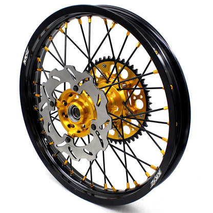 KKE 21 & 19 MX Wheels Rims for SUZUKI RMZ250 2007-2025 RMZ450 2005-2025 Black Spokes