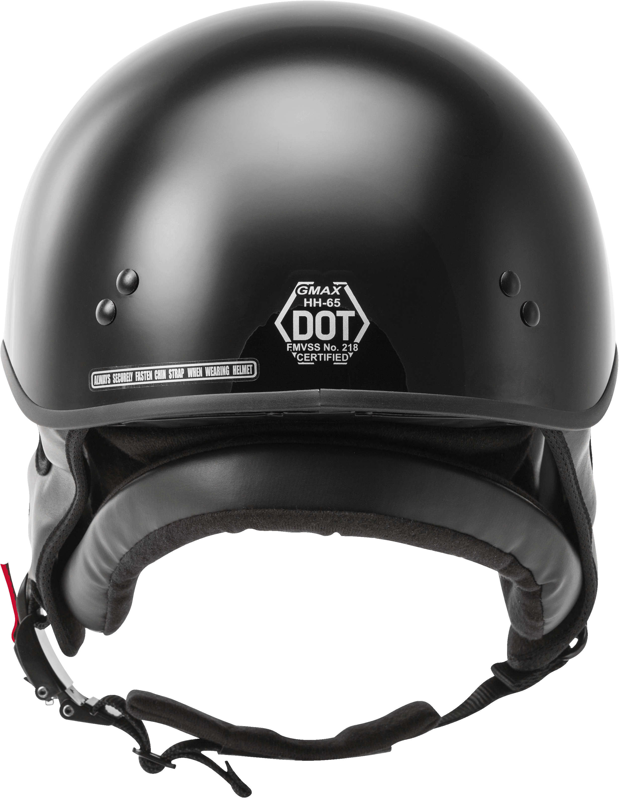 Hh 65 Half Helmet Naked Black Xs