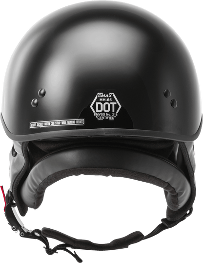 Hh 65 Half Helmet Naked Black Xl