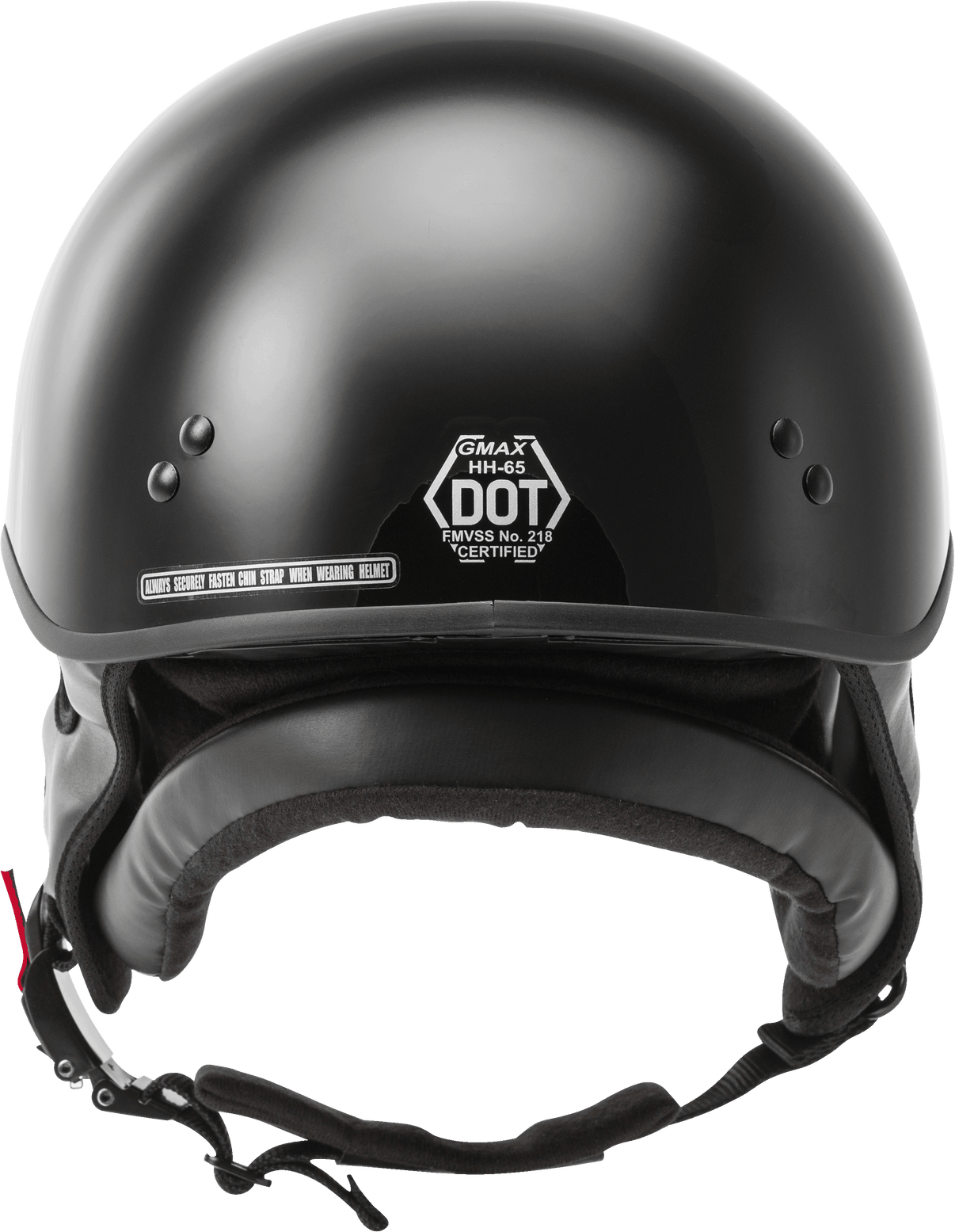 Hh 65 Half Helmet Naked Black Sm
