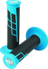 ProTaper Clamp-On 1/2 Waffle Grip - Neon Blue/Black