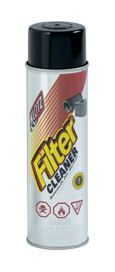 KLOTZ KL-608 Filter Cleaner Aerosol 16oz - Eco-Friendly Performance Enhancer