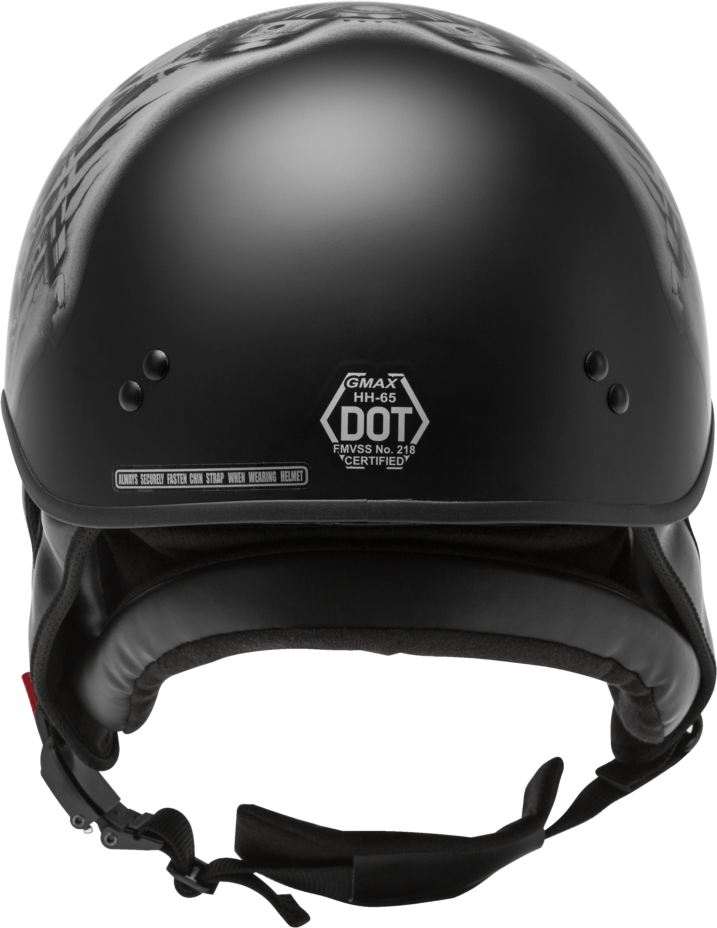 Hh 65 Half Helmet Tormentor Naked Matte Black/Silver Xs