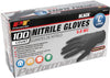 PERFORMANCE TOOL W89012 Nitrile Gloves Large - Pack of 100