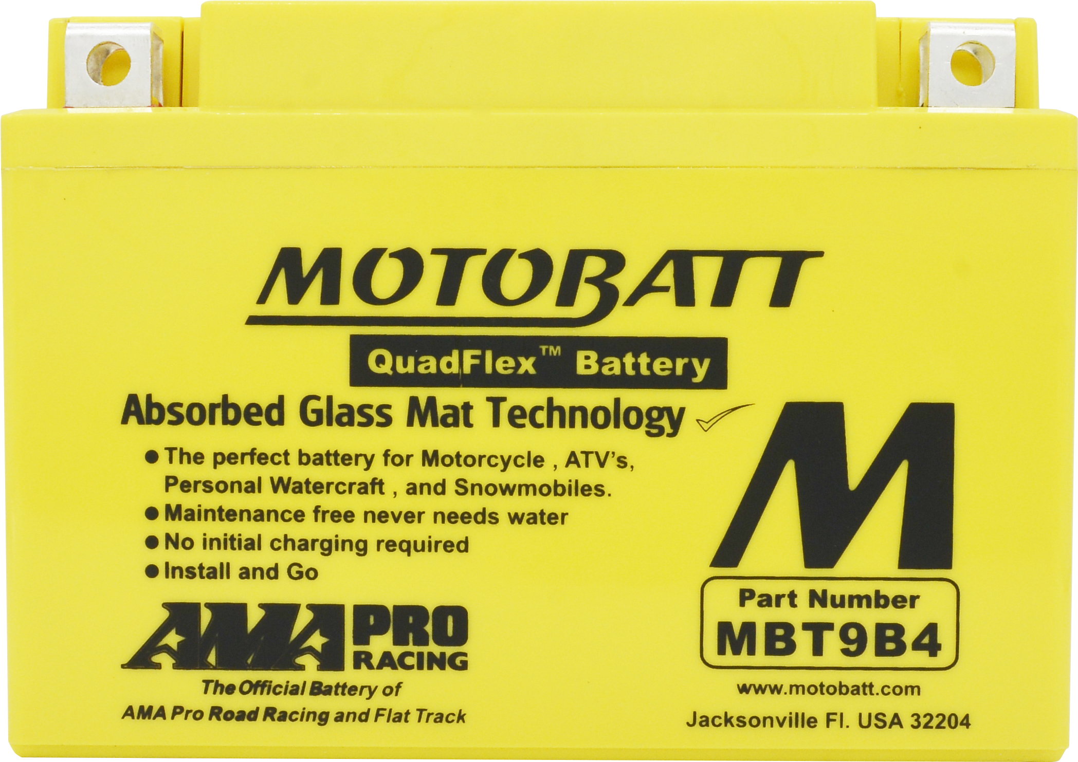 Battery Mbt9b4 Sealed Factory Activated