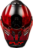 Trekker Cw Conceal Helmet Elec Shld Red/Black Xs