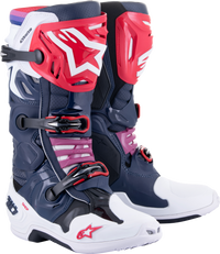 Tech 10 Supervented Boots Night Nvy/Wht/Rainbow Sz 10