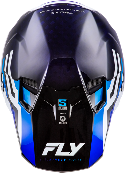 Formula S Carbon Byte Helmet Blue Carbon/Blue/White Xl