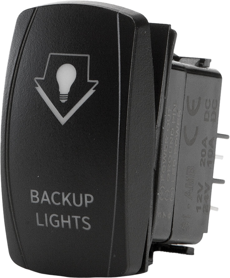 Back Up Lighting Switch Pro Series Backlit