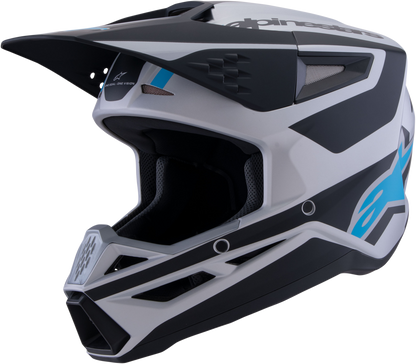Sm3 Heat Helmet Silver/Blue/Black Matt Md
