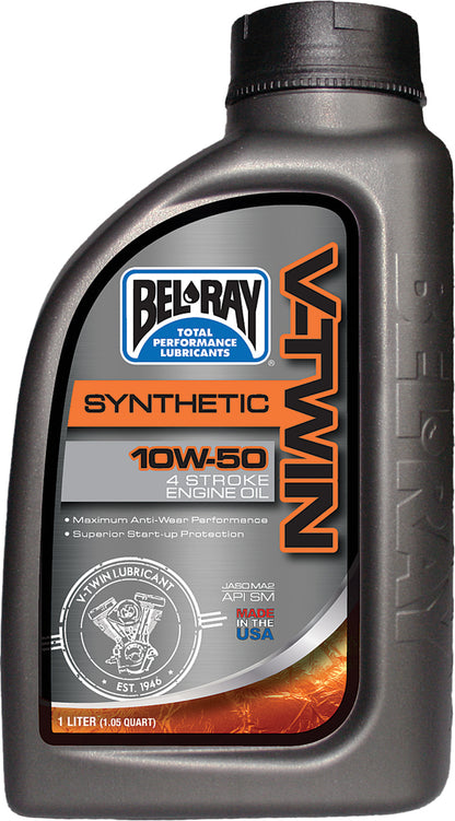 BEL-RAY V Twin Synthetic Engine Oil 10W-50 - Part Number 96915-BT1