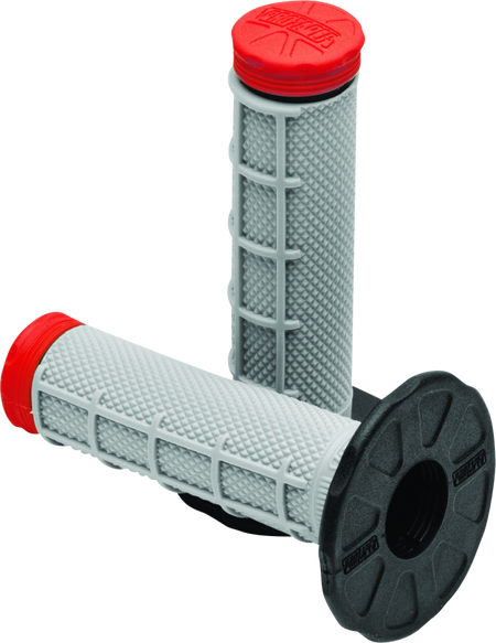 ProTaper Tri Density MX 1/2 Waffle Grips - Red
