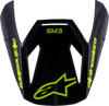 Sm3 Youth Radium Visor Black/Yellow Fluo Glossy