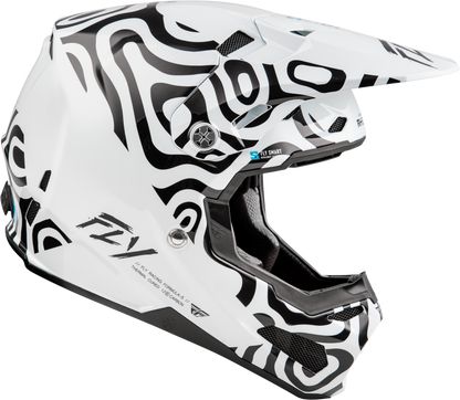 Youth Formula S Carbon Abyss Helmet White/Black Yl