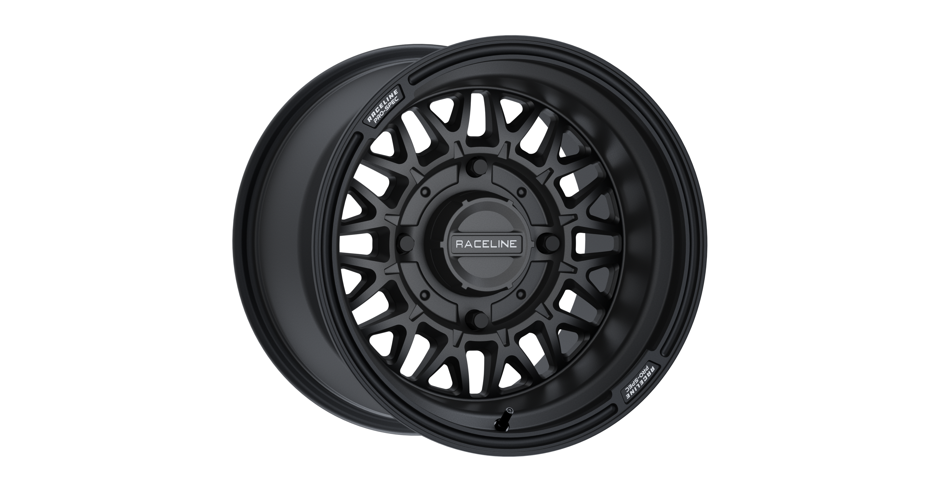 Raceline Omega 15x10 4/156 5+5 (0mm) Satin Black