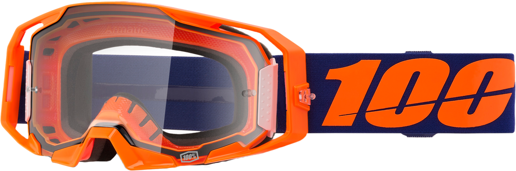Armatic Goggle Neon Orange Clear Lens