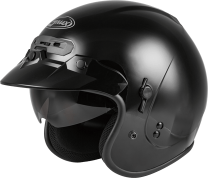 Gm 32 Open Face Helmet Black 2x