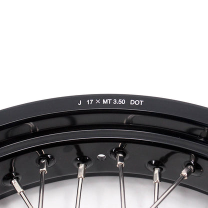 KKE 17 Inch Supermoto Spoke Alloy Wheels Rims For HONDA CRF250L 2013-2020