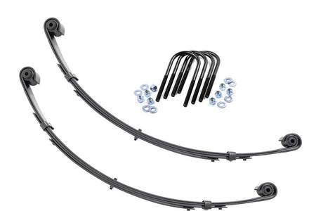 Front Leaf Springs | Military Wrap | 4" Lift| Pair | Jeep Wrangler YJ (87-95) | 8063Kit