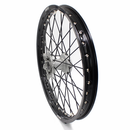 KKE 21 & 19 Casting MX Wheels for YAMAHA YZ250F 2001-2021 YZ450F 2003 Silver