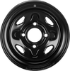 Sedona Steel 12x7 4/110 5+2 Blk Front