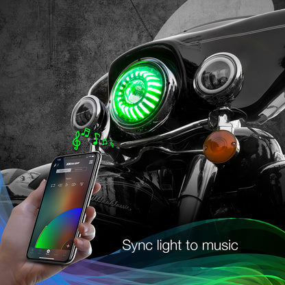 7" Xkchrome Rgb Headlight