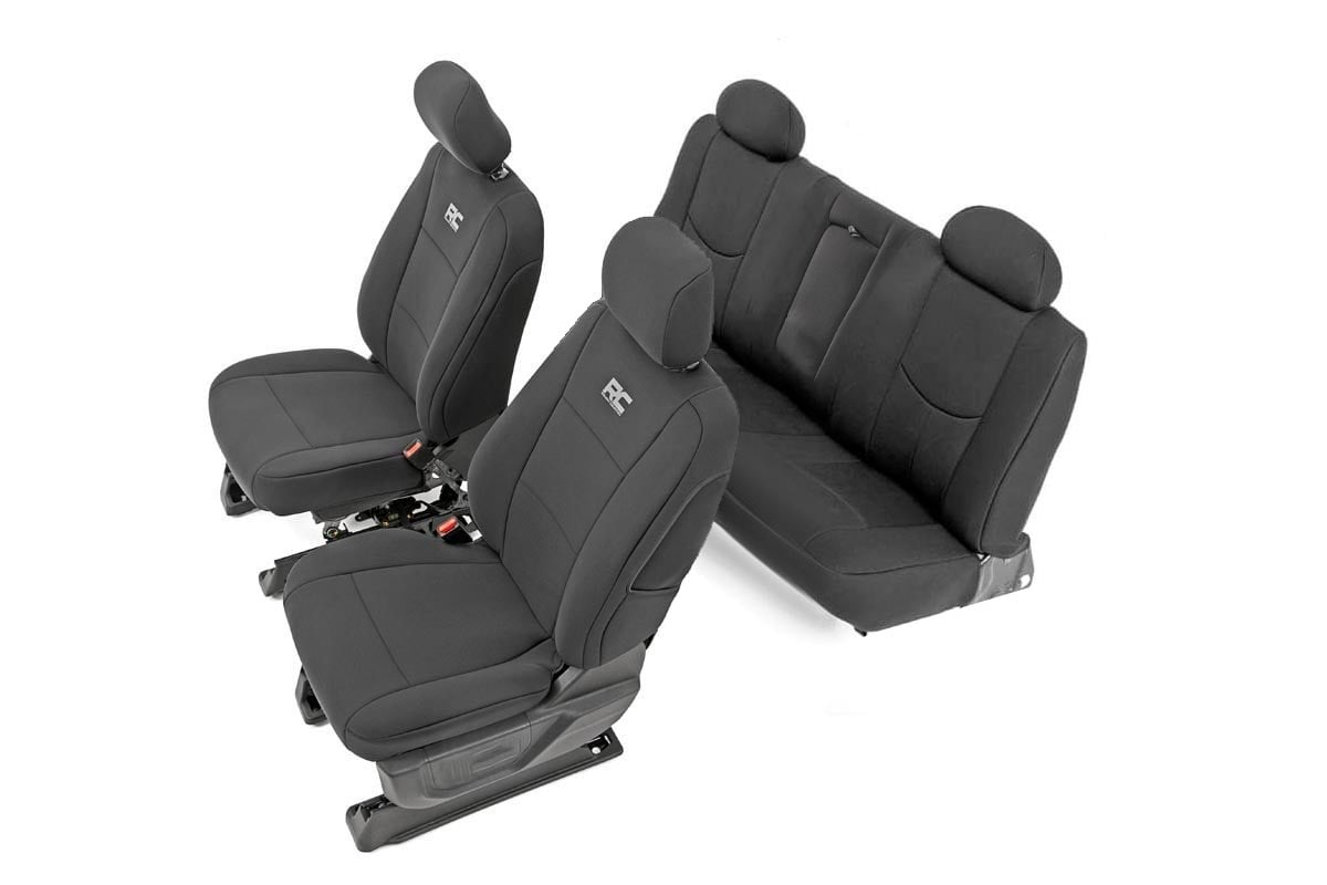 Seat Covers | FR 40/20/40 & Rear | Chevy/GMC 1500 (14-18 & Classic) | 91025