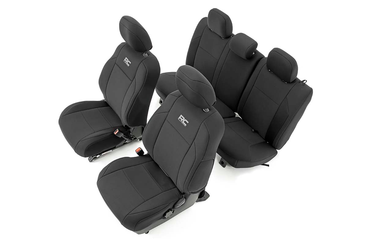 Seat Covers | FR & RR | Double Cab | Toyota Tacoma 2WD/4WD (2016-2023) | 91031