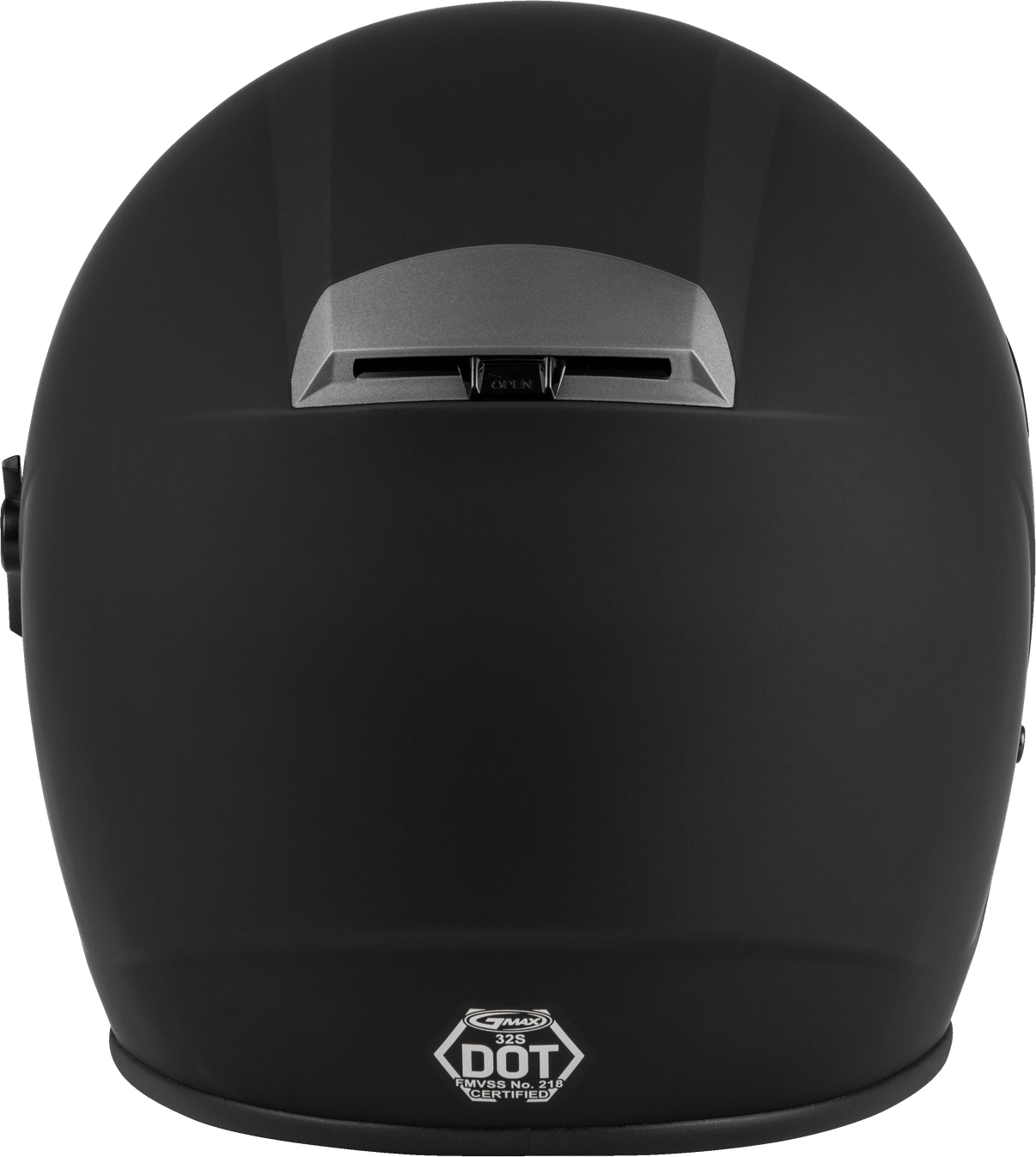 Gm 32 Open Face Helmet Matte Black Lg