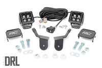 LED Light Kit | Cage Mount | 2" Black Pair | White DRL | Honda Pioneer 1000-5  | 92011