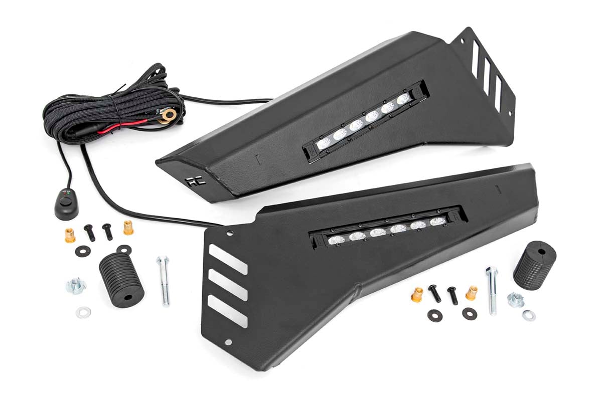 Bumper Wings | No Stinger | 6" Led Combo | Honda Pioneer 1000  | 92023