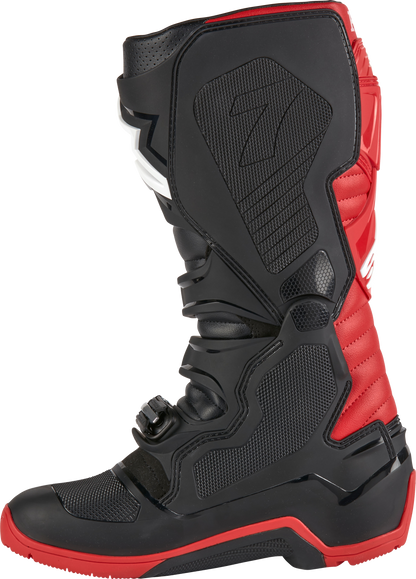 Honda Tech 7 Enduro Drystar Black/Bright Red Sz 16
